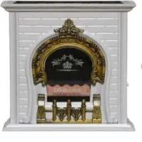 بخاری شومینه ای  سالم سفید جنرال مال