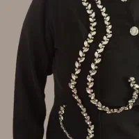 مانتو مجلسی سنگ دوزی