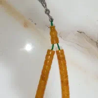 تسبیح کهربا بودار رگه دار|کلکسیون اشیاء عتیقه|سلماس, |دیوار