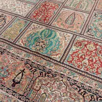 دوتخته فرش طرح خشتی