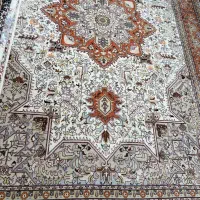 جفت فرش ۶ متری نقشه هریس رج ۵۰