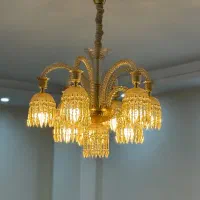 لوستر باکارات واژگون شامپاینی|لوستر و چراغ آویز|تهران, یوسف‌آباد|دیوار