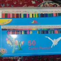 مداد رنگی ۵۰ رنگ