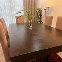 میزناهارخوری شش نفره میز کاملا سالم ترک