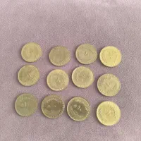 تعدادی سکه ده ریالی سال ۷۲