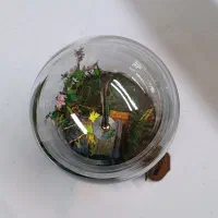 دکوری مینیاتوری چراغدار ۲۵ سانت|مجسمه، تندیس، ماکت|ارومیه, |دیوار