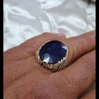 انگشتر کلکسیونی یاقوت کبود آفریقا رکاب استاد خجسته|جواهرات|قم, انسجام|دیوار