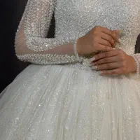 لباس عروس آستین دار