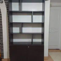 کتابخانه|کتابخانه، شلف، قفسههای دیواری|قم, سالاریه|دیوار