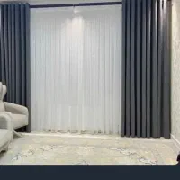 پرده پانچ ترکیبی مخمل و حریر مدل جدید