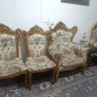 مبل سلطنتی ۹نفره|مبلمان خانگی و میز عسلی|اقبالیه, |دیوار