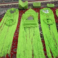آینه شمعدان دست بافت محلی