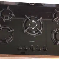 صفحه گاز شیشه مشکی