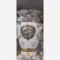 گلدان گل برجسته کتابی طرح لیلی ومجنون