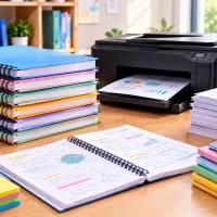 پانج کردن کتاب های درسی جزوات با قیمت مناسب
