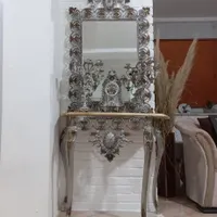 آینه شمعدان و ساعت دکوری