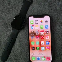 آیفون ۱۲ نرمال در حد نو به همراه اپل واچ se|موبایل|اهواز, زیتون کارمندی|دیوار