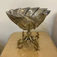 ظرف کریستالی پایه دار