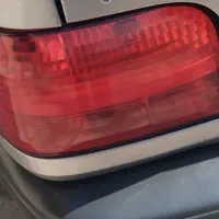 یک جفت خطر عقب پراید131 قرمز