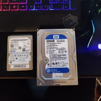 دو عدد هارد دیسک اینترنال HDD سالم500و320 گیگ