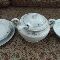 سرویس چینی پردیس صادراتی 105 پارچه خیلی تمییز|ظروف سرو و پذیرایی|زنجان, |دیوار