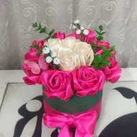 گل وباکس های زیبای روبانی