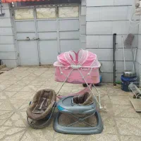 تخت  و کریر و روروئک|کالسکه و لوازم جانبی|بجنورد, |دیوار