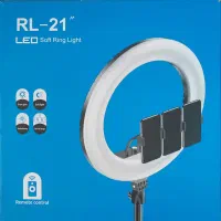 رینگ لایت مدل RL-21 همراه با سه پایه و ریموت کنترل