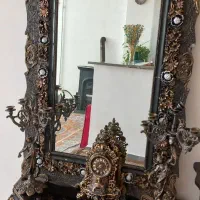 قیمت جا کفشی ۷۰۰،۰۰۰ قیمت آیینه و شمعدان ۷۰۰،۰۰۰