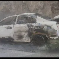 بسترن بدون تصادف آتش گرفته