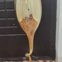 گلدان طلایی پایه بلند