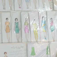 جزوه والگوی خیاطی بانمونه دوخت به صورت ورق a4|لوازم خیاطی و بافتنی|قم, پردیسان|دیوار