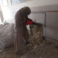 تخریب واستابنا کندهکاری کاشی وغیره فقط زنگ بزنی