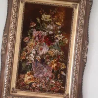 تابلو فرش دستباف  تمام ابریشم