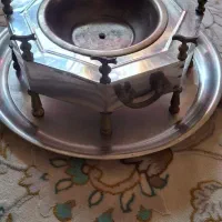 منقل استیل گرد|کلکسیون اشیاء عتیقه|اهواز, مجاهد|دیوار