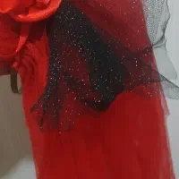 لباس عروس قرمز|کفش و لباس بچه|مشهد, شفا|دیوار