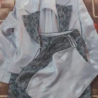 کاپشن بچه فقط ۱۵۰ لباس ۱۰۰ لباس مجلسی ۳ تکه ۱۰۰|کفش و لباس بچه|کرمان, |دیوار