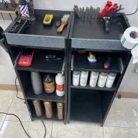 مبل و ایینه و صندلی پدالی و ترولی  و سرشور|آرایشگاه و سالن‌های زیبایی|گرمدره, |دیوار