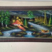 تابلو دیواری و آباژور