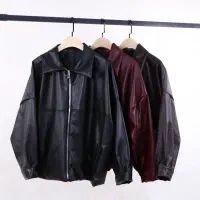 کت چرم ساده و موتور سواری ۱۱۸۰ت