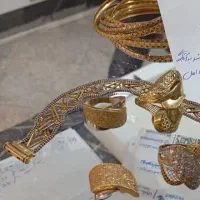 النگو انگشتر دستبند طلا