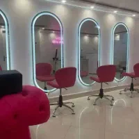 آینه آرایشگاهی.سرشور.تابوره میکاپ