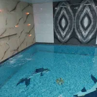 دو خوابه استخر دار  اب گم سر پوشیده