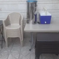 ظروف کرایه وفرش و سماور برقی و میز