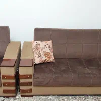 مبل ۷ نفره، میز جلو مبلی، کاناپه سه نفره|مبلمان خانگی و میز عسلی|پردیس, فاز ۸|دیوار