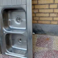 سینک ضرفشویی دو قلو|مصالح و تجهیزات ساختمان|بهبهان, |دیوار