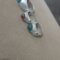 انگشتر نقره قدیمی|جواهرات|بیرجند, |دیوار