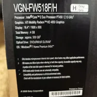لپ تاپ سونی (VAIO) مدل VGN-FW518F/H|رایانه همراه|زاهدان, |دیوار