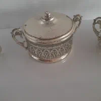 قهوه خوری عتیقه برنجی سیلور