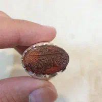 انگشتر عقیق خطی